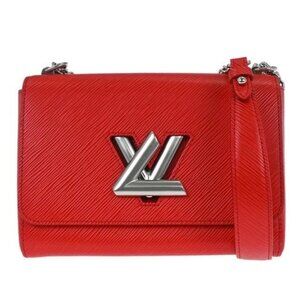 Louis Vuitton Red Epi Twist MM Shoulder Bag